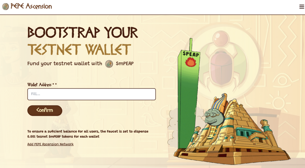 PEPE Ascension Testnet